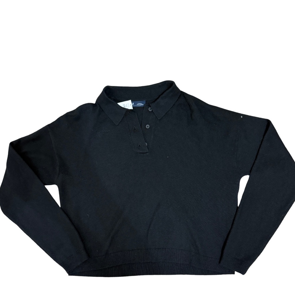 GAP - Black Women's Polo Sweater - Size XS - NWT!